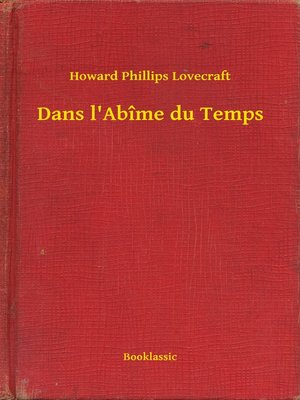 cover image of Dans l'Abîme du Temps